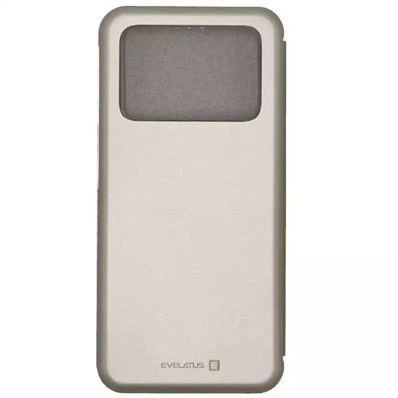 Evelatus Xiaomi Poco X4 Pro 5G Funda tipo libro Oro