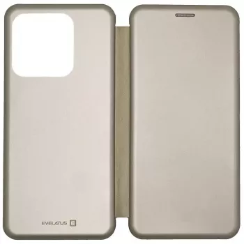 Evelatus Funda tipo libro para Xiaomi Redmi 9C / 10A 4G - Oro