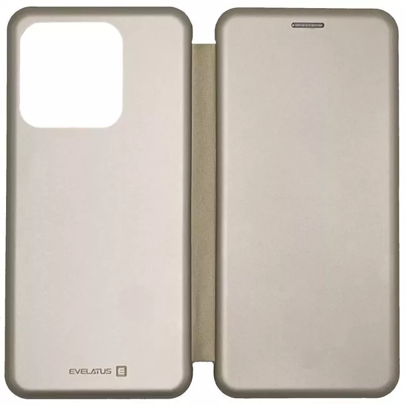 Evelatus Funda tipo libro para Xiaomi Redmi 10C / C40 - Oro