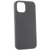Evelatus Apple iPhone 14 6.1 Funda de silicona Premium Soft Touch Charcoal