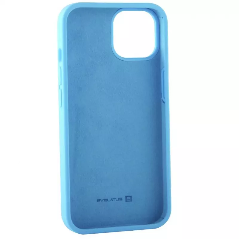 Evelatus Apple iPhone 14 Plus 6.7 Funda de silicona Premium Soft Touch azul cielo