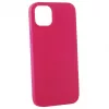 Evelatus Apple iPhone 14 Plus 6.7 Funda de silicona Premium Soft Touch rojo rosado