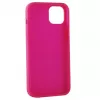 Evelatus Apple iPhone 14 Plus 6.7 Funda de silicona Premium Soft Touch rojo rosado