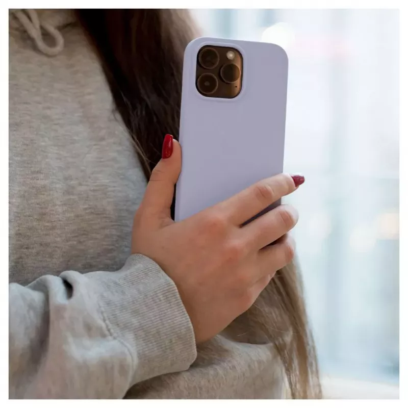 Evelatus Apple iPhone 14 Pro 6.1 Funda de silicona Premium Soft Touch lila