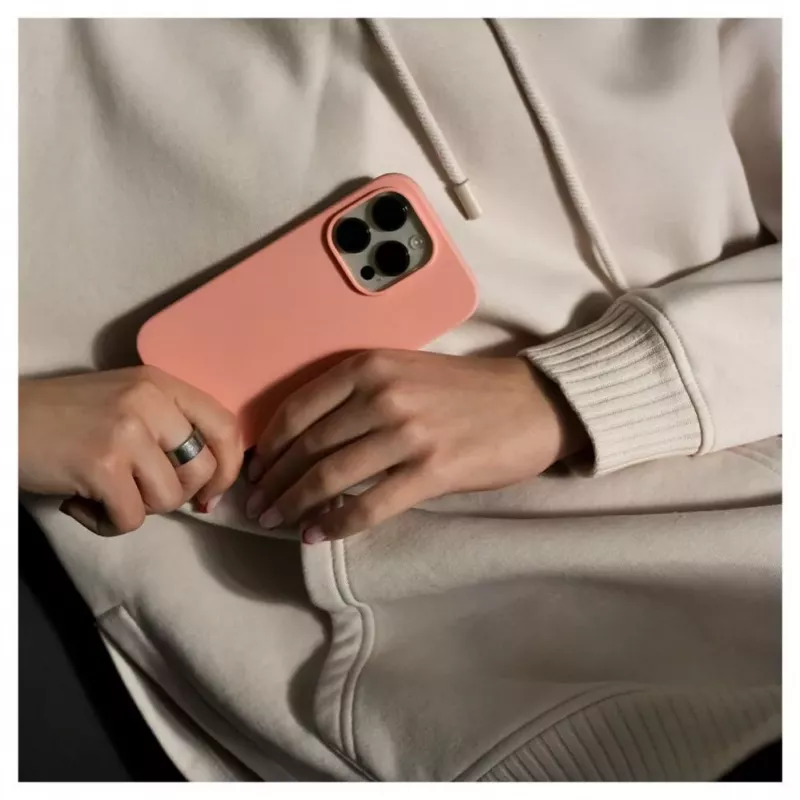 Evelatus Apple iPhone 14 Pro 6.1 Funda de silicona Premium Soft Touch rosa claro