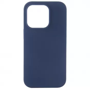 Evelatus Apple iPhone 14 Pro 6.1 Funda de silicona Premium Soft Touch azul marino profundo