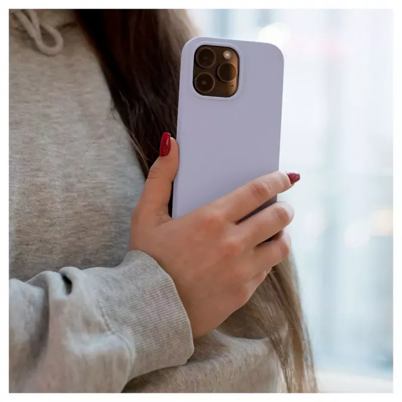 Evelatus Apple iPhone 14 Pro Max 6.7 Funda de silicona Premium Soft Touch lila
