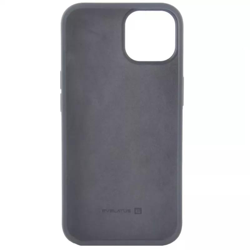 Evelatus Apple iPhone 14 Pro Max 6.7 Funda de silicona Premium Soft Touch carbón