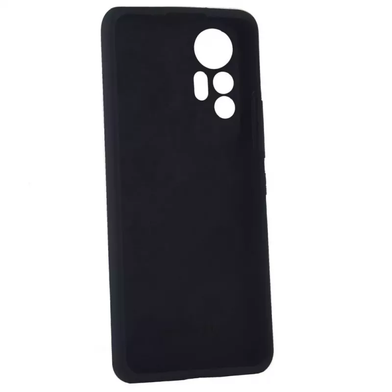 Evelatus Xiaomi 12 Lite Funda de silicona Premium Soft Touch negra