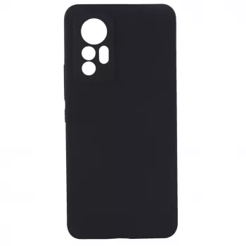 Evelatus Xiaomi 12 Lite Funda de silicona Premium Soft Touch negra