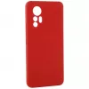 Evelatus Xiaomi 12 Lite Funda de silicona Premium Soft Touch roja