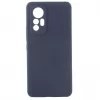 Evelatus Xiaomi 12 Lite Funda de silicona Premium Soft Touch azul medianoche