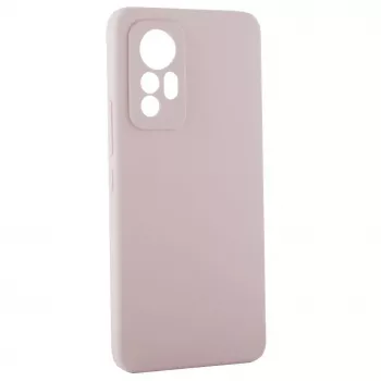 Evelatus Xiaomi 12 Lite Funda de silicona Premium Soft Touch rosa arena