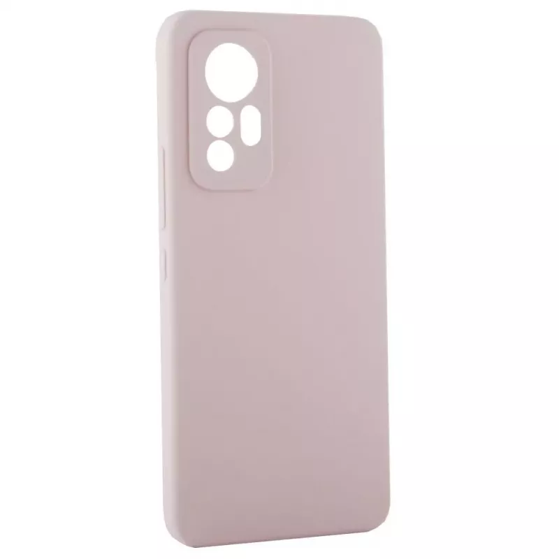 Evelatus Xiaomi 12 Lite Funda de silicona Premium Soft Touch rosa arena