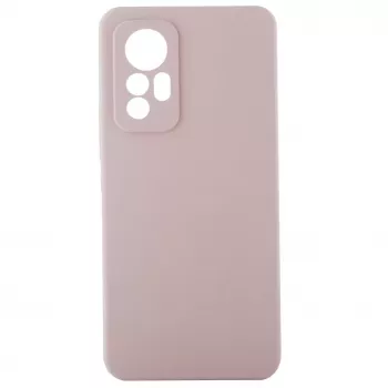 Evelatus Xiaomi 12 Lite Funda de silicona Premium Soft Touch rosa arena