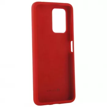 Evelatus Xiaomi POCO X4 GT Funda de silicona Premium Soft Touch roja