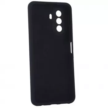 Evelatus Huawei Nova Y70 Funda de silicona Premium Soft Touch negra