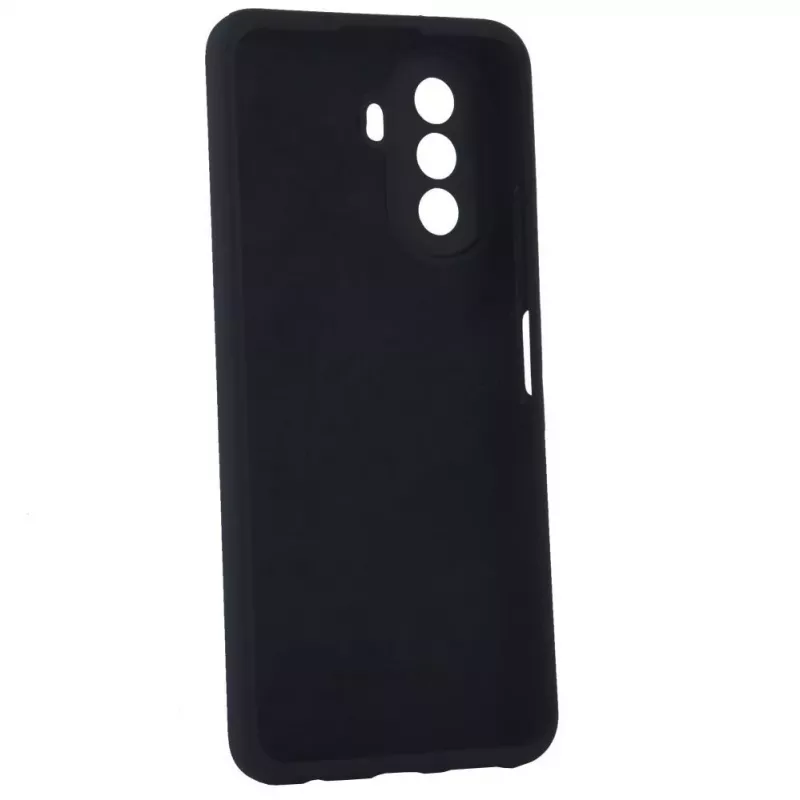Evelatus Huawei Nova Y70 Funda de silicona Premium Soft Touch negra