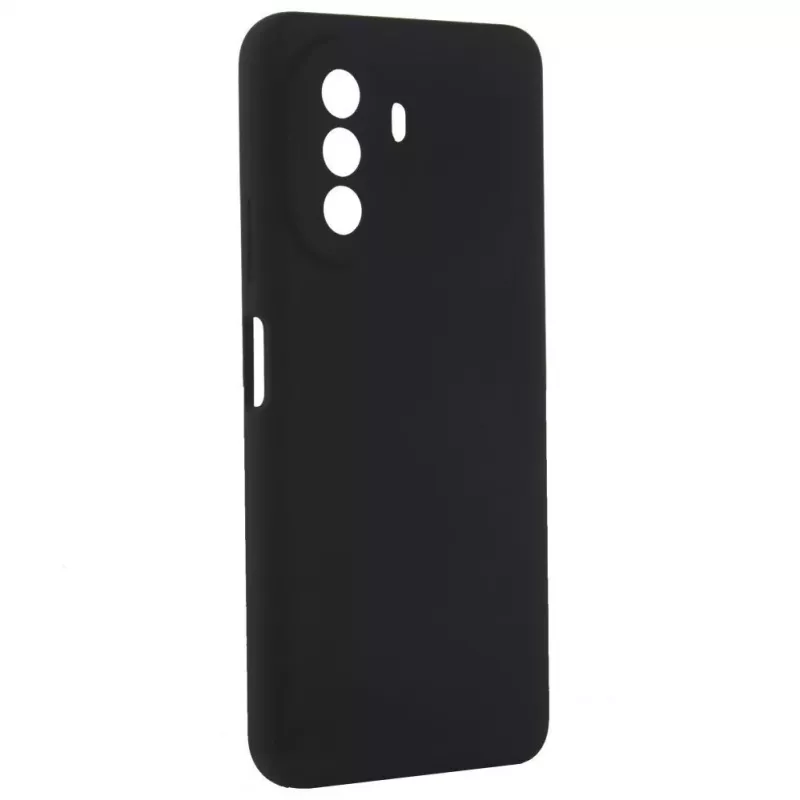 Evelatus Huawei Nova Y70 Funda de silicona Premium Soft Touch negra