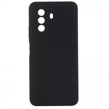 Evelatus Huawei Nova Y70 Funda de silicona Premium Soft Touch negra