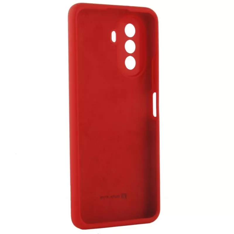 Evelatus Huawei Nova Y70 Funda de silicona Premium Soft Touch roja