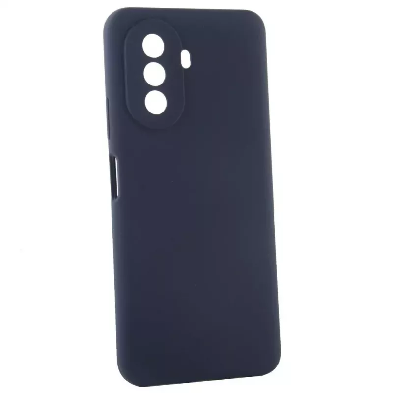 Evelatus Huawei Nova Y70 Funda de silicona Premium Soft Touch azul medianoche