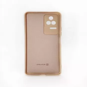 Evelatus Xiaomi POCO F4 Funda de silicona nano Soft Touch TPU beige