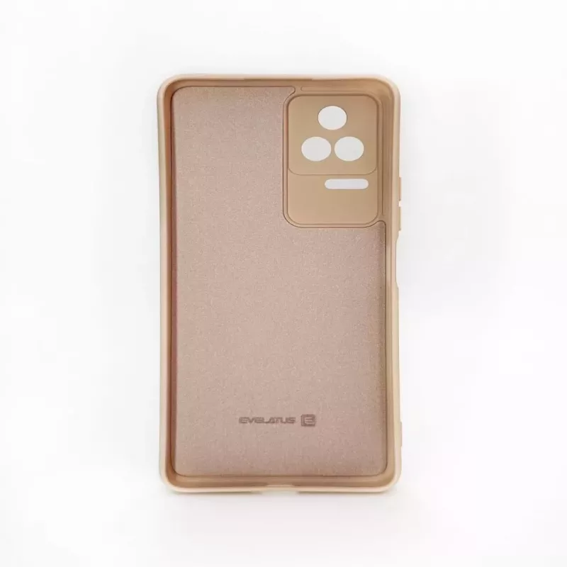 Evelatus Xiaomi POCO F4 Funda de silicona nano Soft Touch TPU beige