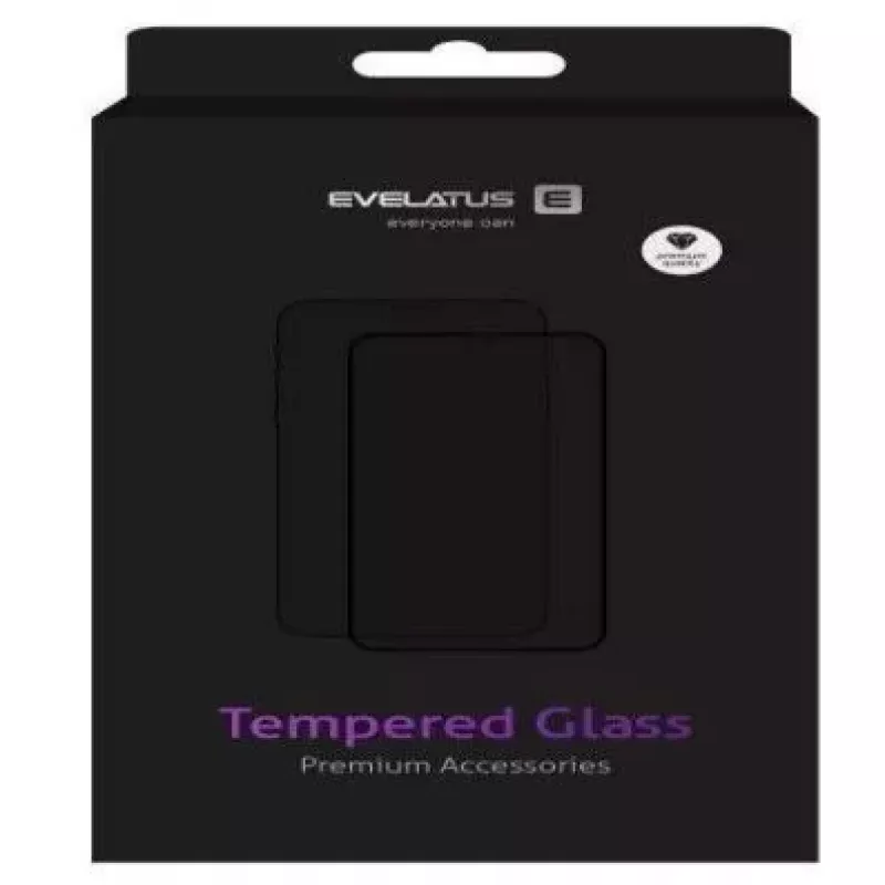 Evelatus Apple iPhone 17e | 14 | 13 | 13 Pro | 16e Protector de pantalla Corning Gorilla Glass antiestático 3D Full Cover 10X más resistente