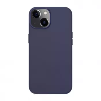 Evelatus Apple iPhone 14 funda de piel genuina con MagSafe azul
