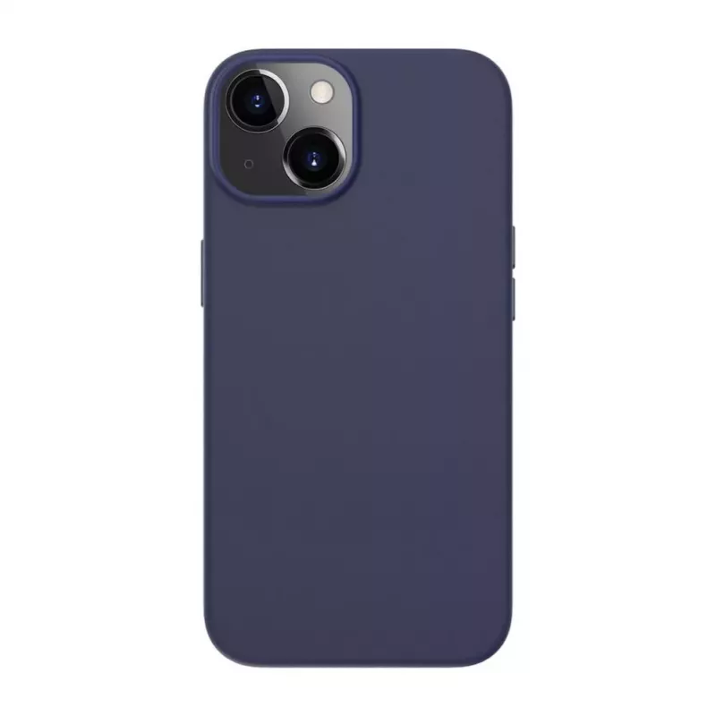 Evelatus Apple iPhone 14 funda de piel genuina con MagSafe azul