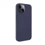 Evelatus Apple iPhone 14 funda de piel genuina con MagSafe azul