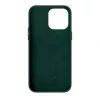 Evelatus Apple iPhone 14 funda de piel genuina con MagSafe verde oscuro