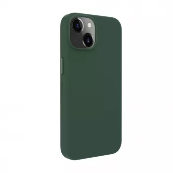 Evelatus Apple iPhone 14 funda de piel genuina con MagSafe verde oscuro