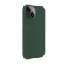 Evelatus Apple iPhone 14 funda de piel genuina con MagSafe verde oscuro