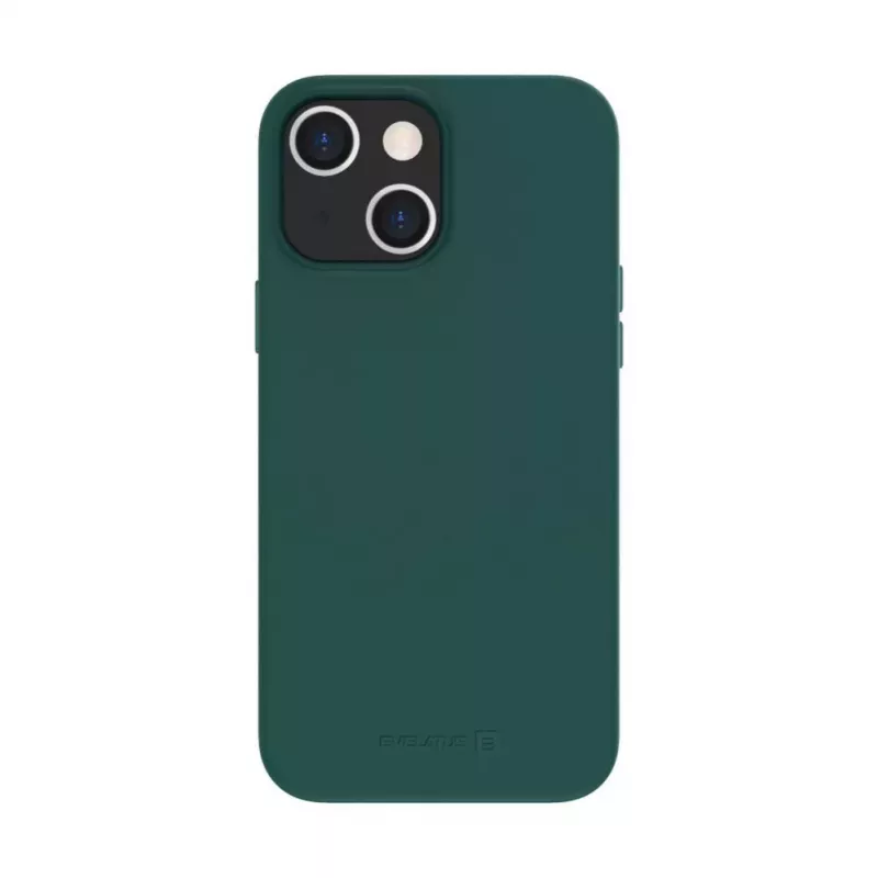 Evelatus Apple iPhone 14 Plus funda de piel genuina con MagSafe verde oscuro