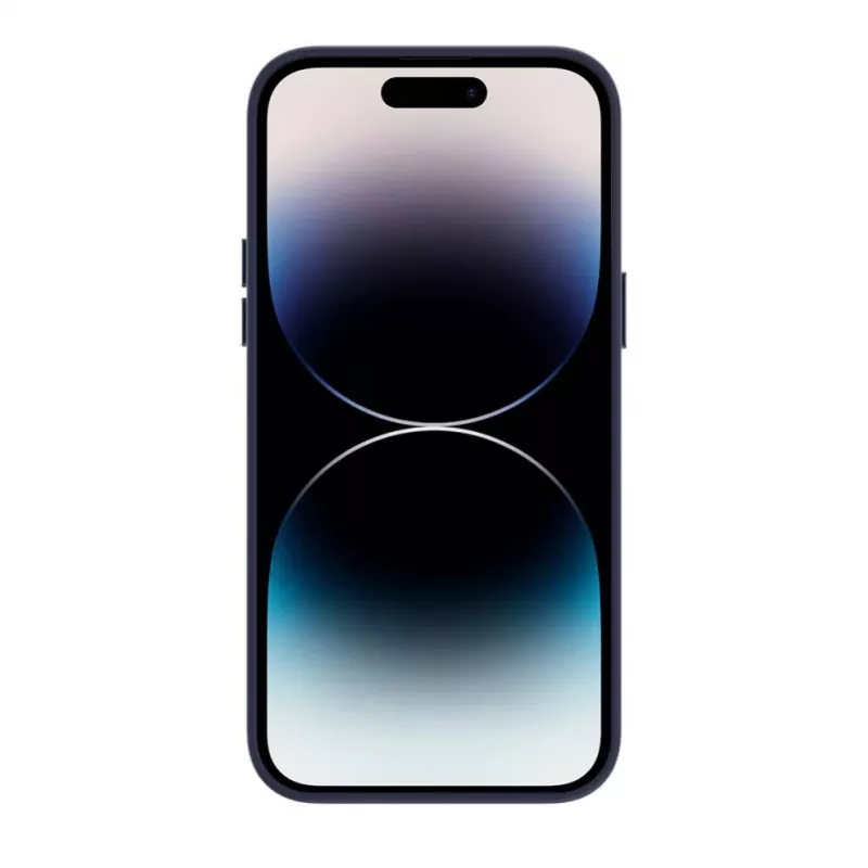 Evelatus Apple iPhone 14 Pro funda de piel genuina con MagSafe azul