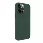 Evelatus Apple iPhone 14 Pro funda de piel genuina con MagSafe verde oscuro