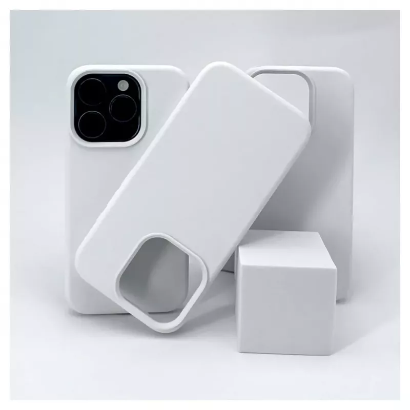 Evelatus Apple iPhone 14 Pro Funda de silicona Soft Touch Premium blanca
