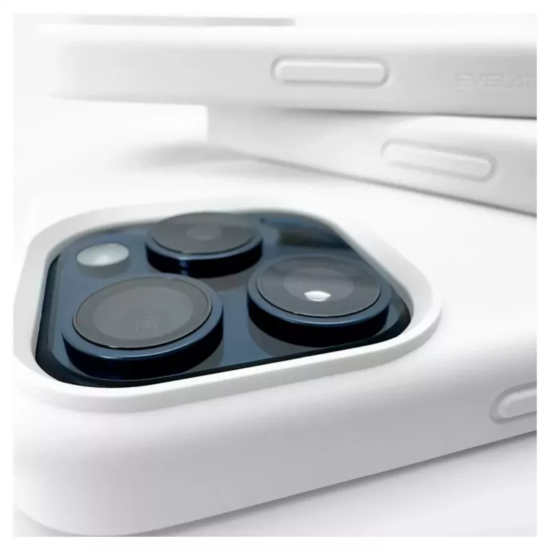 Evelatus Apple iPhone 14 Pro Funda de silicona Soft Touch Premium blanca
