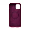Evelatus Apple iPhone 14 Plus Funda de silicona Soft Touch MagSafe Premium ciruela