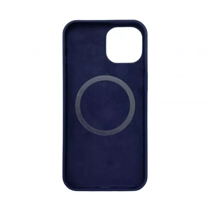 Evelatus Apple iPhone 14 Funda de silicona Soft Touch MagSafe Premium azul medianoche
