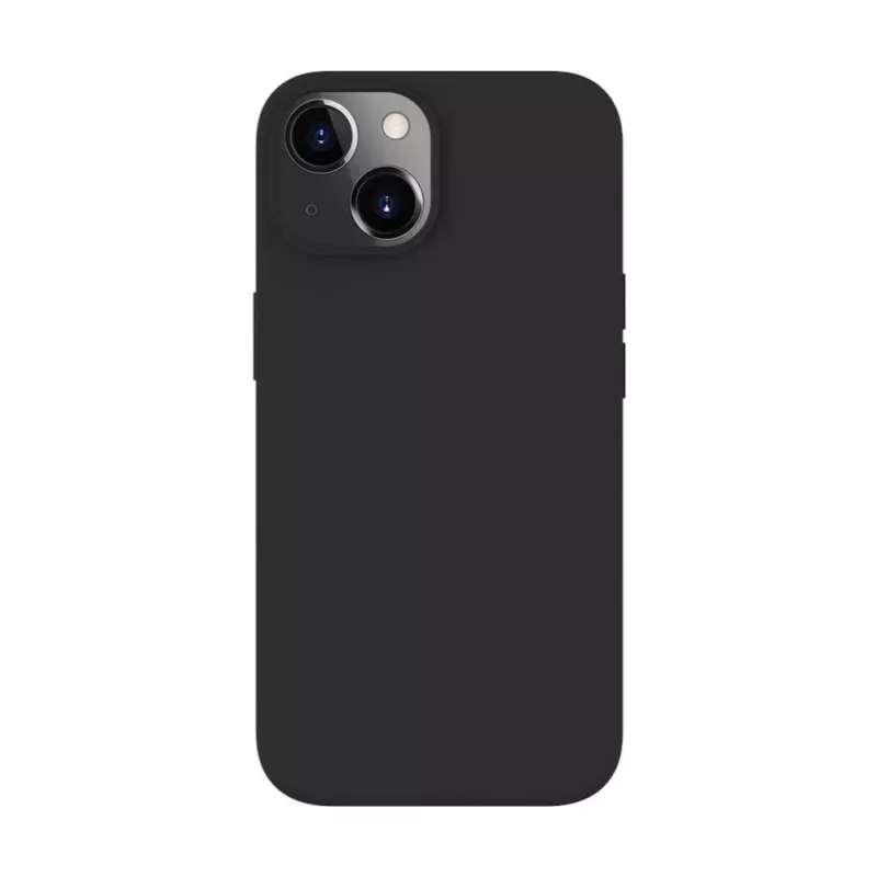Evelatus Apple iPhone 14 / 13 Funda de silicona Soft Touch MagSafe Premium negra