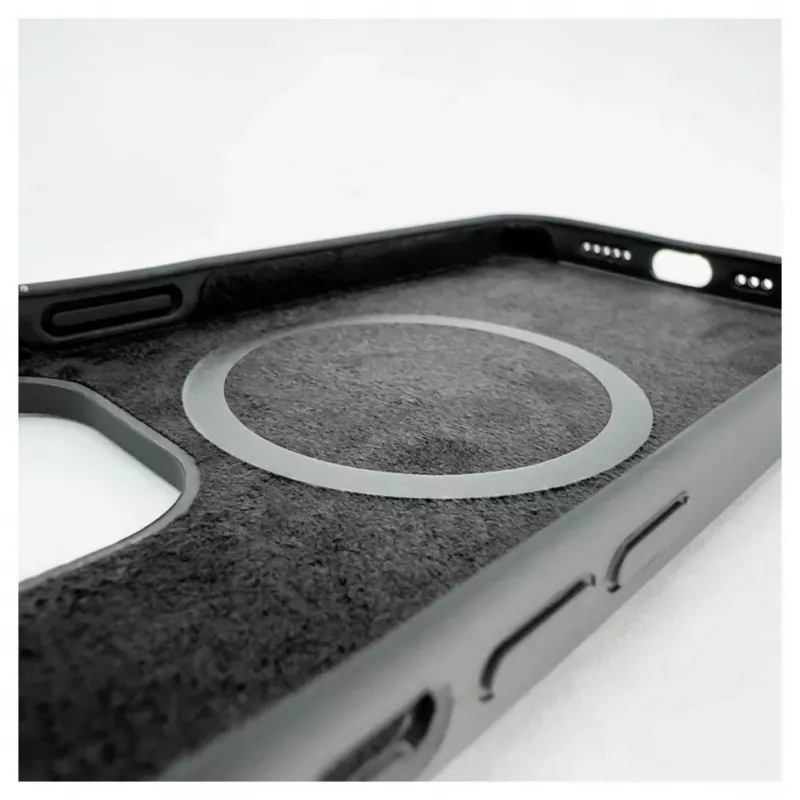 Evelatus Apple iPhone 14 Pro Max Funda de silicona Soft Touch MagSafe Premium negra