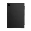 Evelatus Galaxy Tab A8 10.5 (2021) Funda Smart Cover con forro interior de microfibra negra