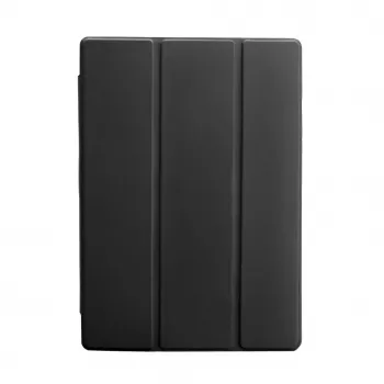Evelatus Galaxy Tab A8 10.5 (2021) Funda Smart Cover con forro interior de microfibra negra