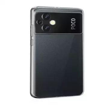 Evelatus Funda de silicona transparente para Xiaomi Poco M5 1,5mm TPU