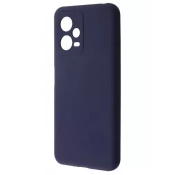 Evelatus Funda de silicona Premium Soft Touch para Xiaomi Redmi Note 12 / Poco X5 azul medianoche