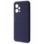 Evelatus Funda de silicona Premium Soft Touch para Xiaomi Redmi Note 12 / Poco X5 azul medianoche