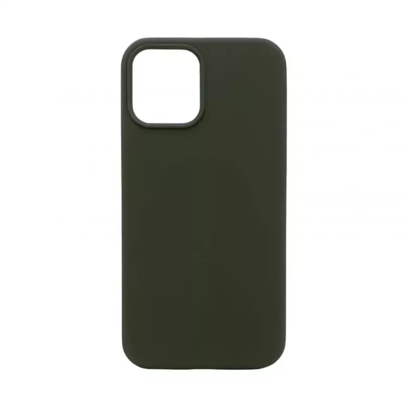 Evelatus Funda de silicona Premium MagSafe Soft Touch para Apple iPhone 12 Pro verde oscuro